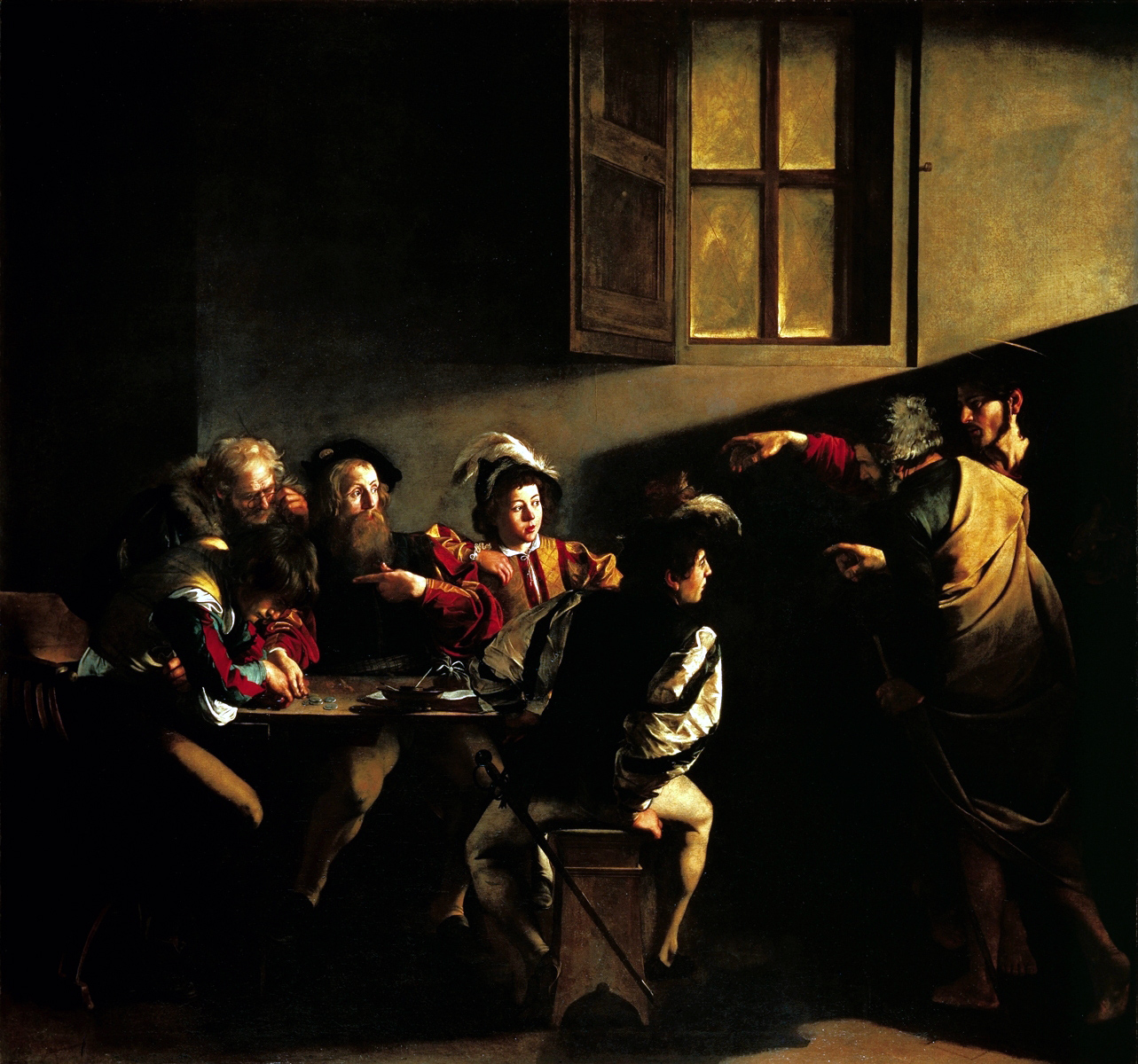 Caravaggio - The Calling of St Matthew